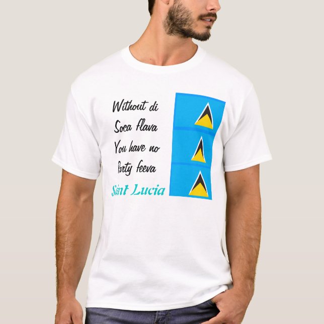 Sommerfestival Saint Lucia T - Shirt (Vorderseite)