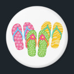 Sommerflip Flops Magnet<br><div class="desc">Individualisieren Sie Artikel, aber Sie möchten Ihren Bedürfnissen entsprechen... Alle Grafiken werden von mir handgezeichnet! Copyright 2010</div>