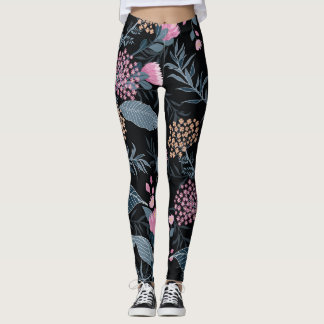 Sommerflora Blühende Blume im Garten Leggings