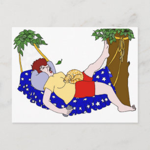 Sommerflug Postkarte