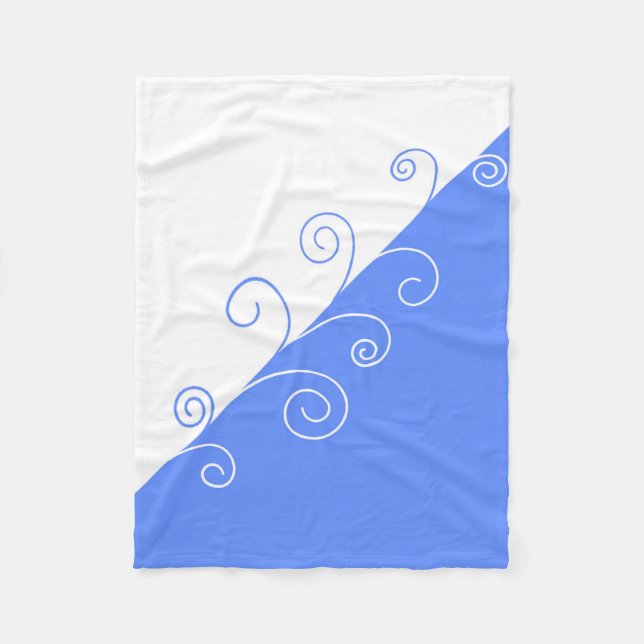 Sommerfluss Fleecedecke (Vorderseite)