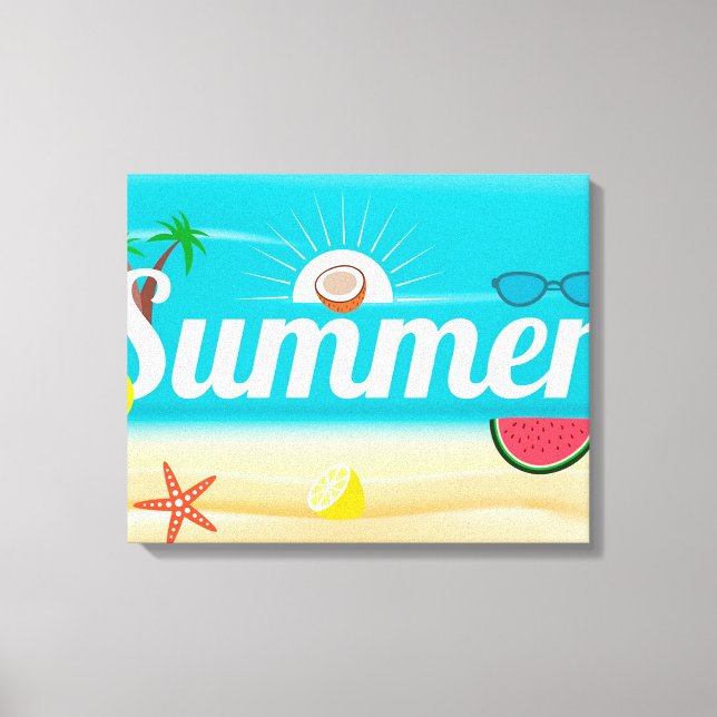 Sommerfreuden Leinwanddruck (Vorderseite)