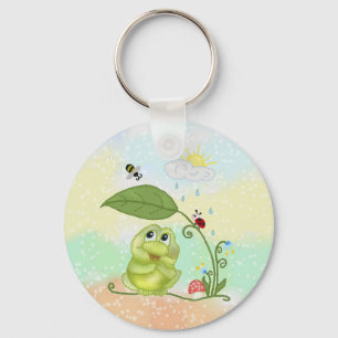 Sommerfrosch Schlüsselanhänger