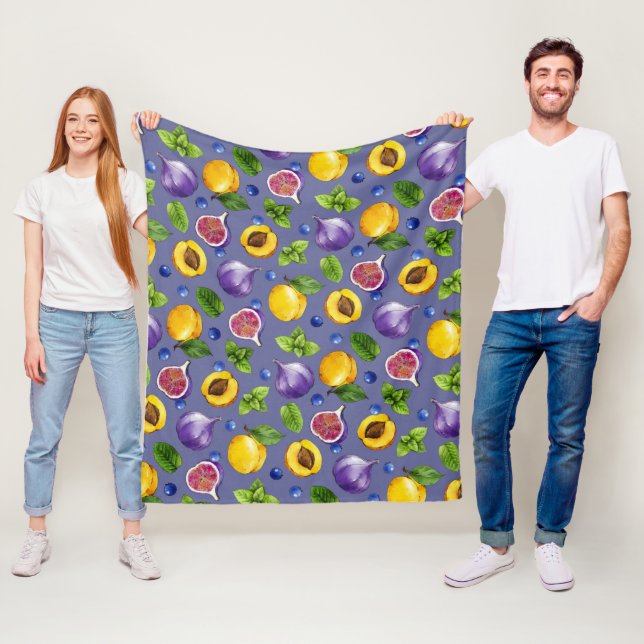 Sommerfrüchte Fleecedecke (Beispiel)
