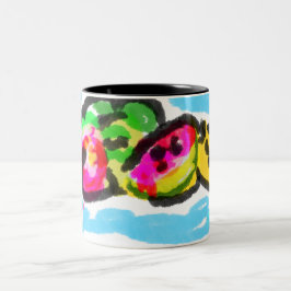 Sommerfrüchte Freude Zweifarbige Tasse