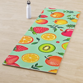 Sommerfrüchte Nahtloses Design Yogamatte