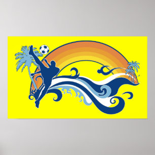 Sommerfußball Poster