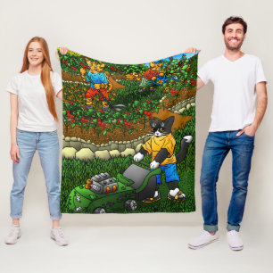 Sommergarten Fleecedecke