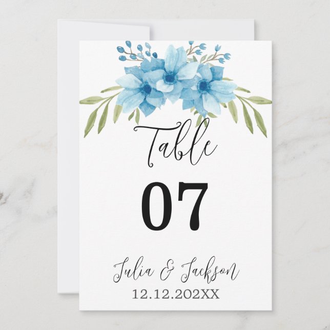 Sommergarten Hochzeit der Wasserfarben (Vorderseite)