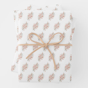 Sommergarten Hochzeit der Wasserfarben Geschenkpapier Set