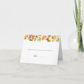 Sommergarten Hochzeit der Wasserfarben Karte