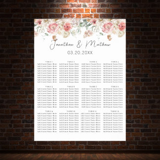 Sommergarten Hochzeit der Wasserfarben Poster