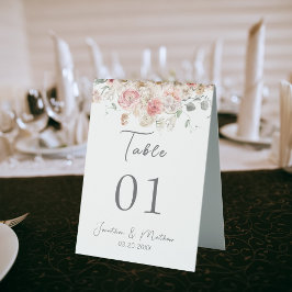 Sommergarten Hochzeit der Wasserfarben Tischaufsteller