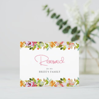 Sommergarten Hochzeitsfeier Wasserfarbenflora vorb Postkarte
