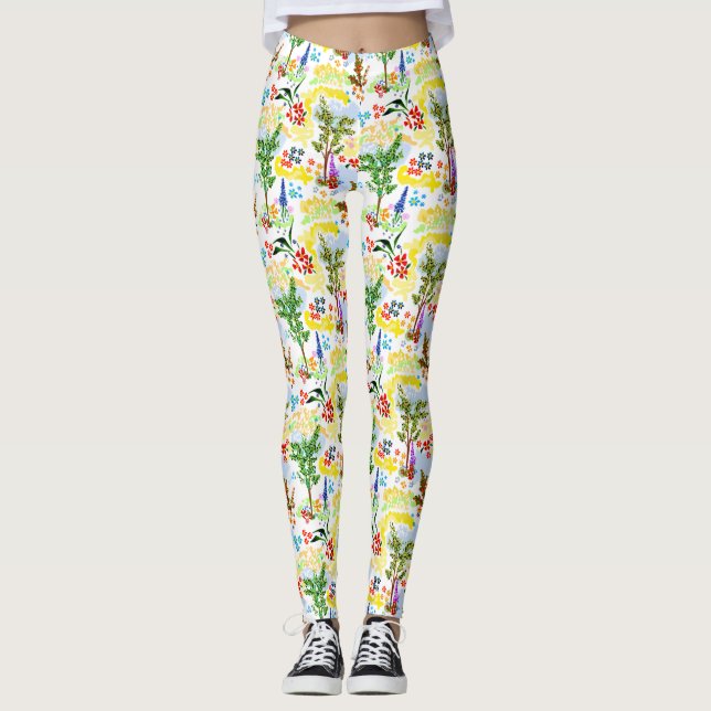 Sommergarten Leggings (Vorderseite)