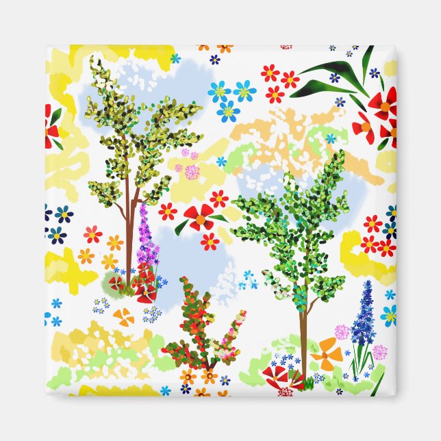 Sommergarten Magnet (Vorne)