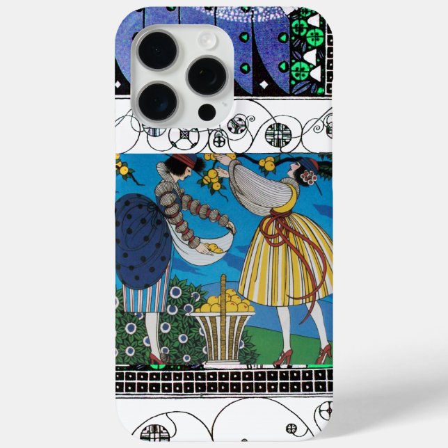 SOMMERGARTEN UND WIRBEL /FASHION COSTUMEN DESIGNER Case-Mate iPhone HÜLLE (Rückseite)