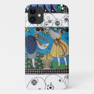SOMMERGARTEN UND WIRBEL /FASHION COSTUMEN DESIGNER Case-Mate iPhone HÜLLE