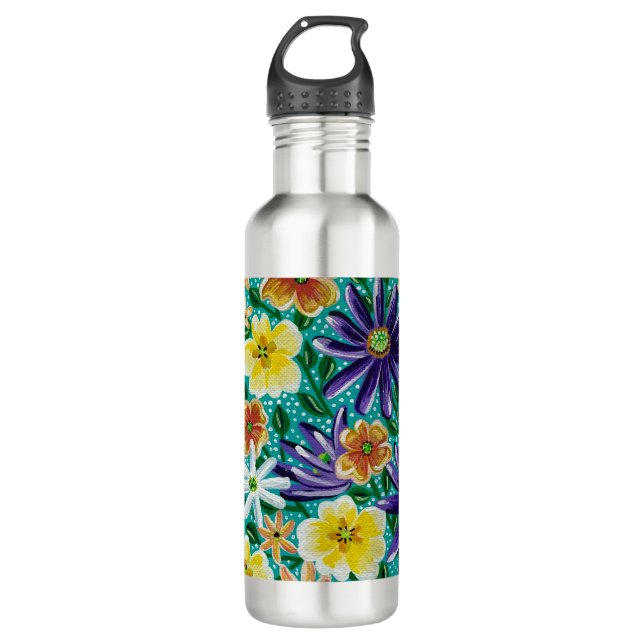 Sommergebirgsglas Edelstahlflasche (Vorderseite)