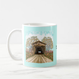 Sommergedeckte Brücke Kaffeetasse
