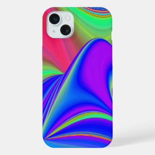 Sommergefühl , Abstrakte 3D Regenbogenkunst iPhone 15 Plus Hülle