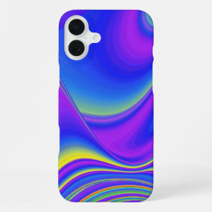 Sommergefühl , Abstrakte 3D Regenbogenkunst iPhone 16 Plus Hülle
