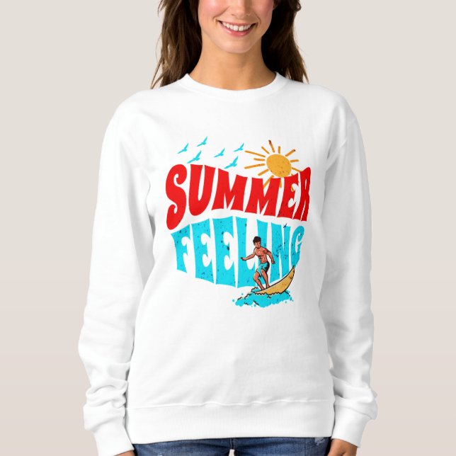 SOMMERGEFÜHL. SWEATSHIRT (Vorderseite)
