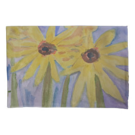 Sommergelbe Sonnenblumen Kissenbezug