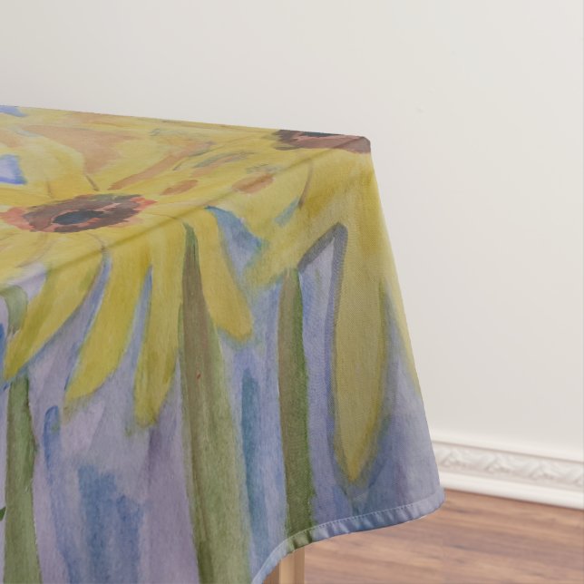 Sommergelbe Sonnenblumen Tischdecke (Beispiel)
