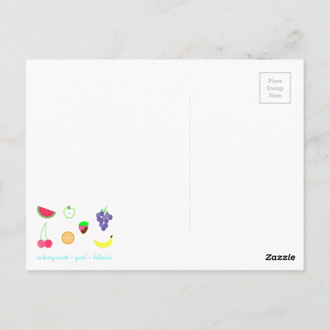 Sommergeruch Postkarte (Rückseite)