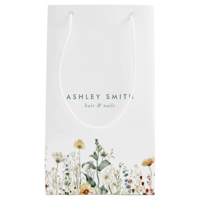 Sommergeschäft Wildblume Kleine Geschenktüte (Vorderseite)