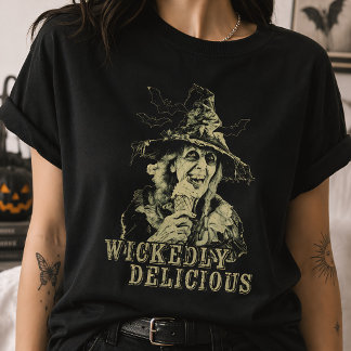 Sommergoth Spooky Hexe mit Eis T-Shirt