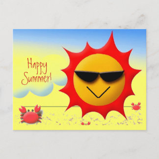 Sommergrüße Postkarte