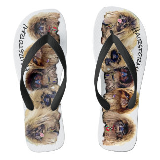 Sommerhaarstürm! Erwachsene Flip Flops, breite Str Flops