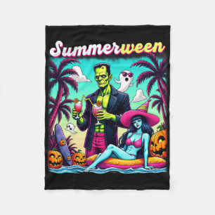 SommerHalloween Zombie Frankenstein Bo Fleecedecke