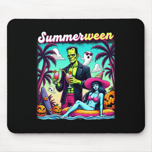 SommerHalloween Zombie Frankenstein Bo Mousepad (Vorne)