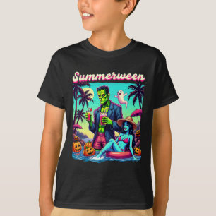 SommerHalloween Zombie Frankenstein Bo T-Shirt