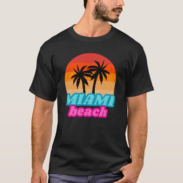 Sommerhemd - Miami Beach ! T-Shirt (Vorderseite)