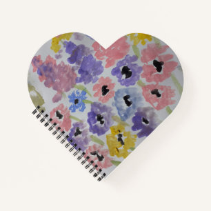 Sommerherz der Wildblumen Notizbuch