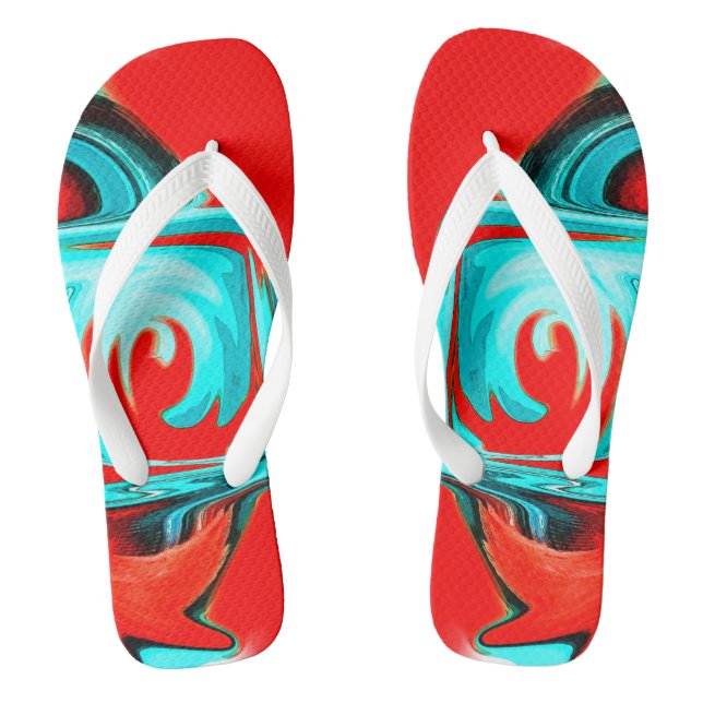 Sommerhitze Flip Flops (Fußbett)