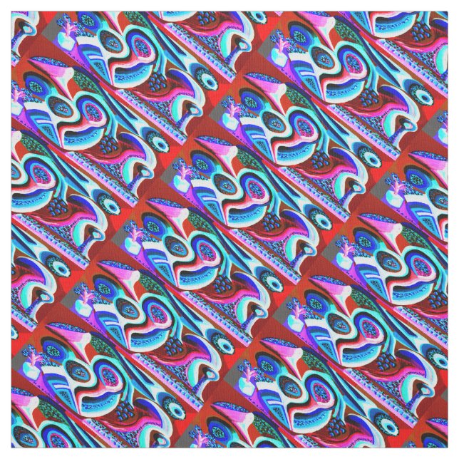 Sommerhitze Stoff (Muster)