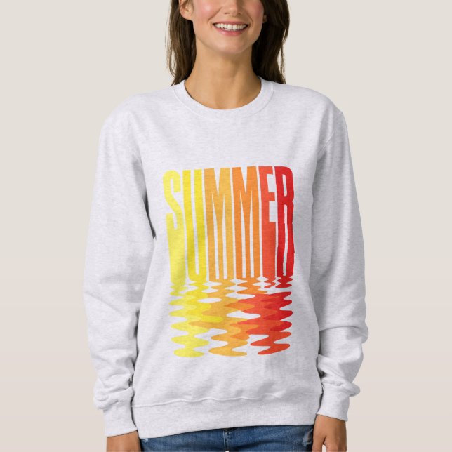 Sommerhitze Sweatshirt (Vorderseite)