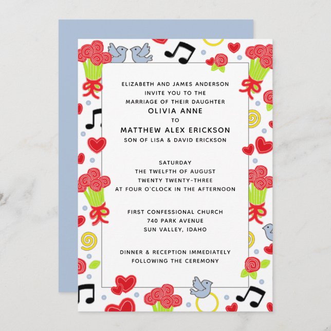 Sommerhochzeit (Vorne/Hinten)