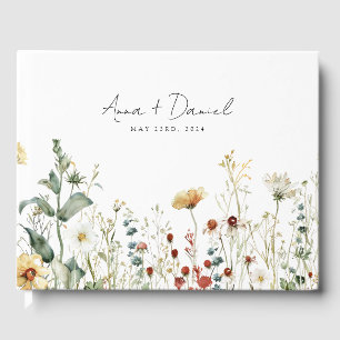 Sommerhochzeit der Wildblume Gästebuch
