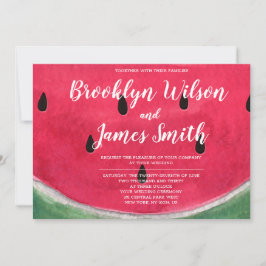 Sommerhochzeit Einladungen mit Watermelon