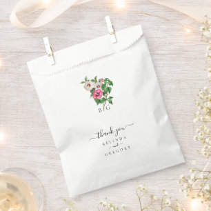 Sommerhochzeit im tropischen Hibiskus Geschenktütchen