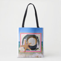 Sommerkaffee Nachtisch Ozean Blick Tote Tasche.