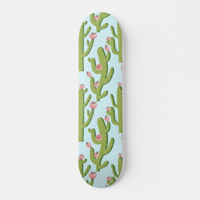 Sommerkaktus Skateboard (Vorne)