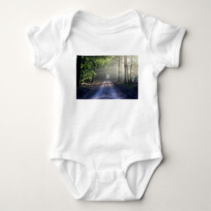 Sommerkämme, die die Schmutzstraße abdecken Baby Strampler