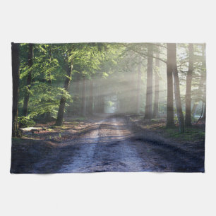 Sommerkämme, die die Schmutzstraße abdecken Geschirrtuch